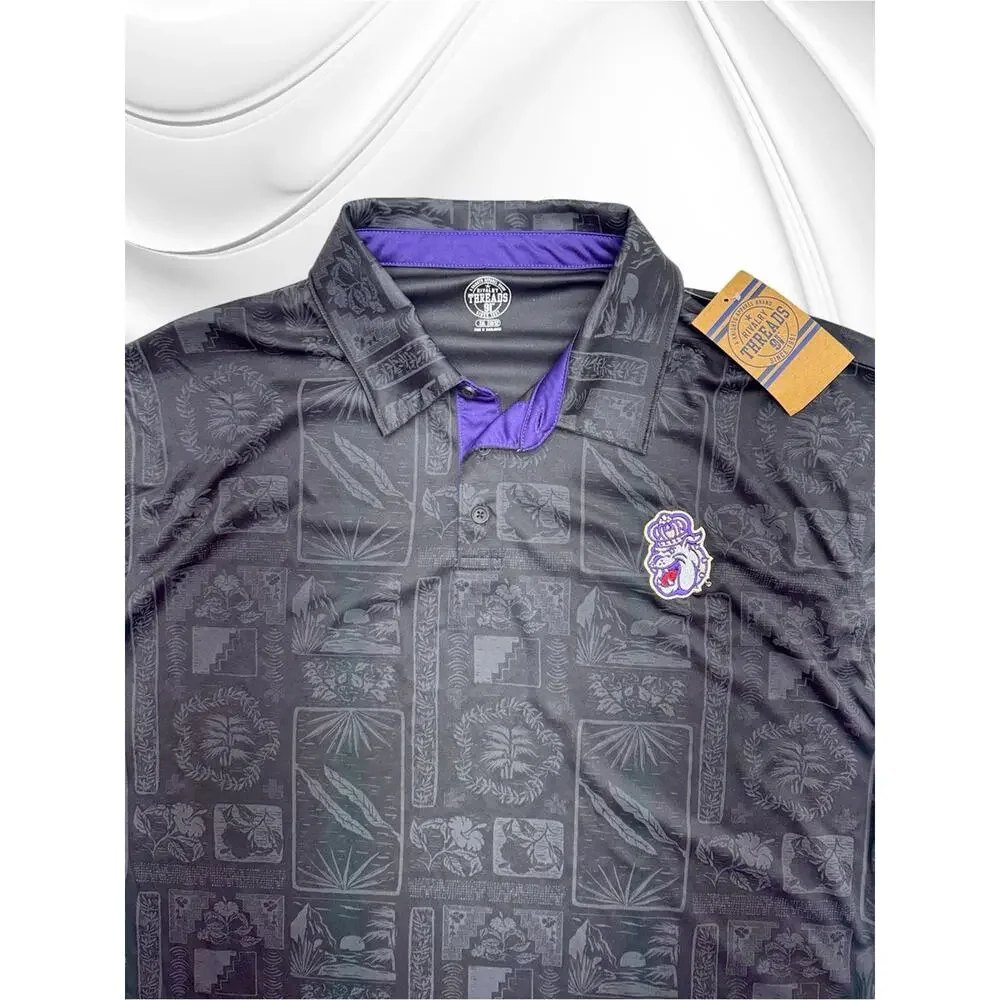 JAMES MADISON Men’s 2XL Black Golf Polo Shirt
